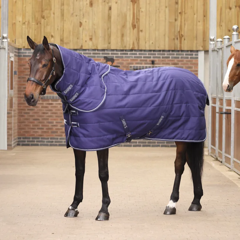 Shires Tempest Original 100g Stable Rug and Neck - Navy