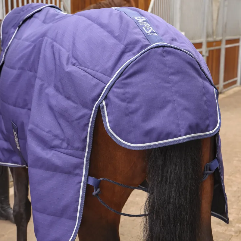 Shires Tempest Original 100g Stable Rug and Neck - Navy-5