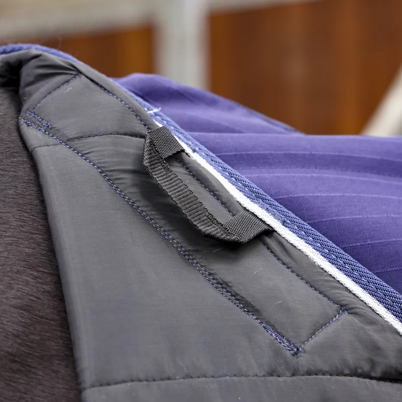 Shires Tempest Original 100g Stable Rug and Neck - Navy-3