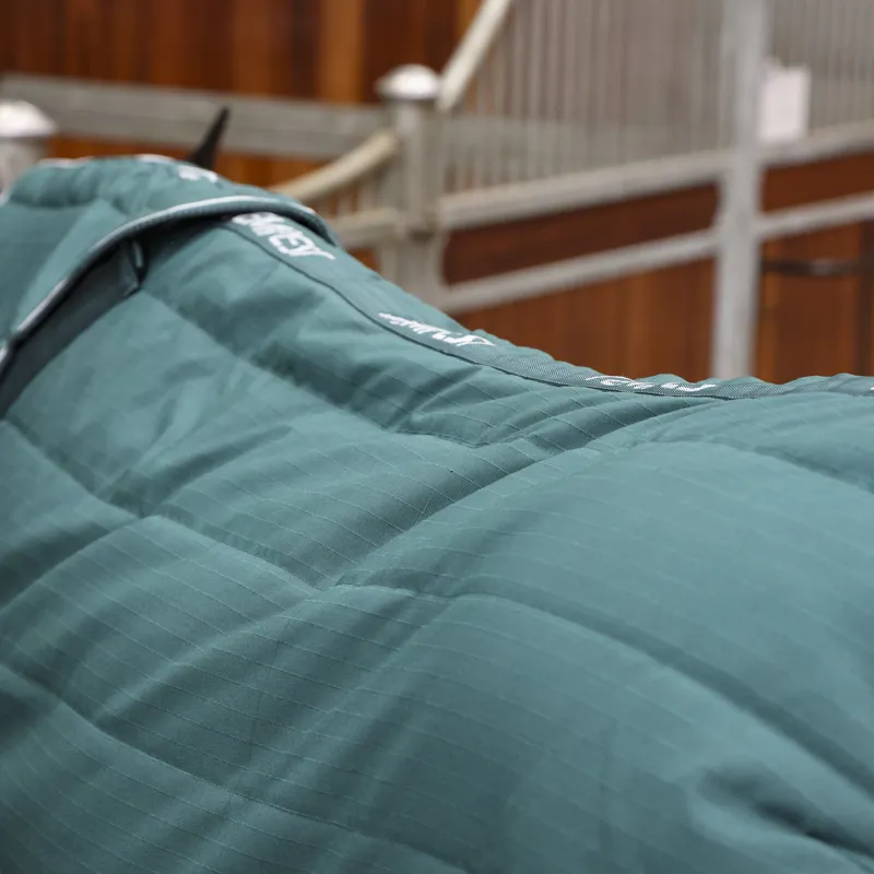 Shires Tempest Original 200g Stable Rug and Neck Set - Emerald-1