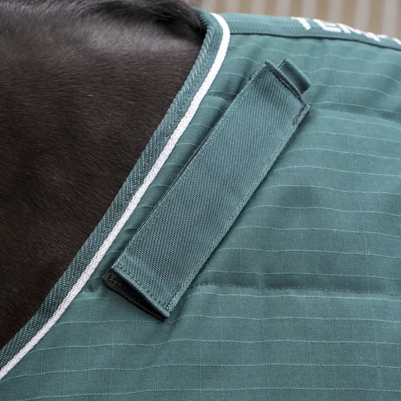 Shires Tempest Original 200g Stable Rug and Neck Set - Emerald-3