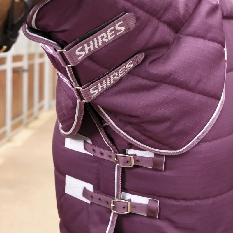 Shires Tempest Original 300g Combo Stable Rug - Burgundy-1