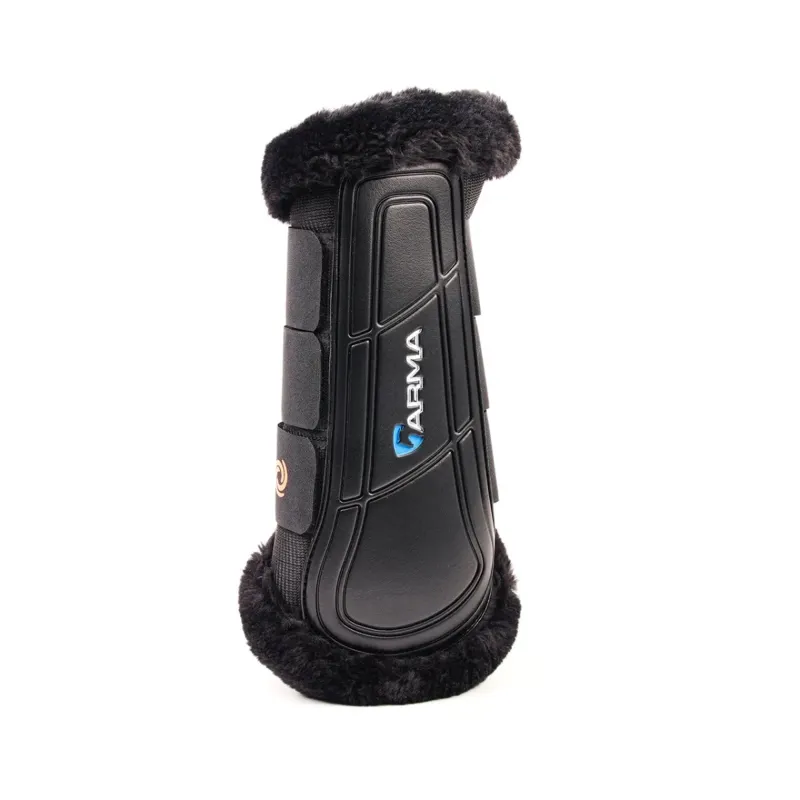 Shires ARMA Air Motion SupaFleece Brushing Boots - Black-1