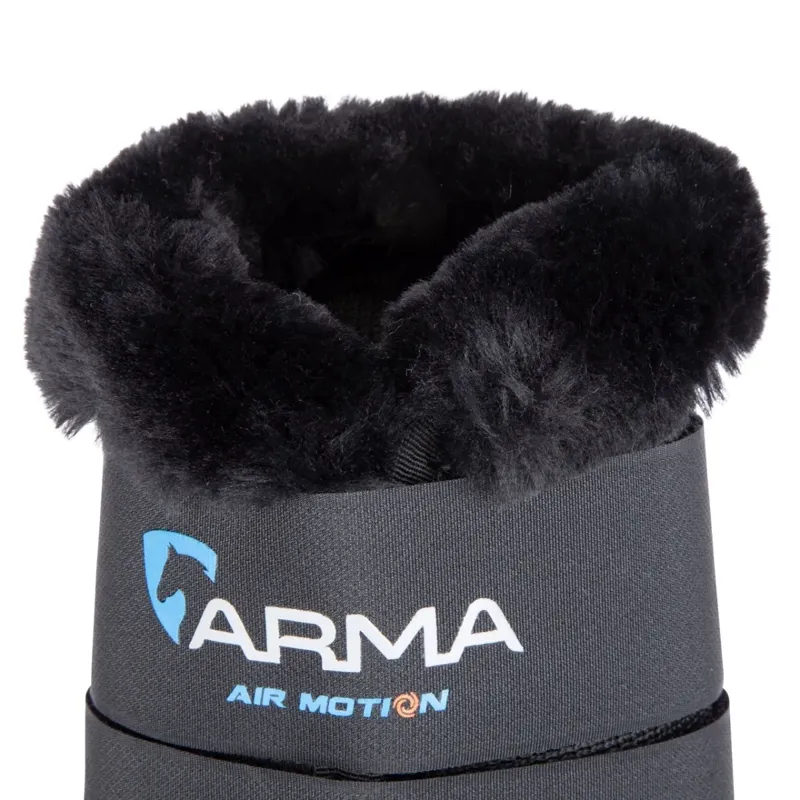 Shires ARMA Air Motion SupaFleece Brushing Boots - Black-5