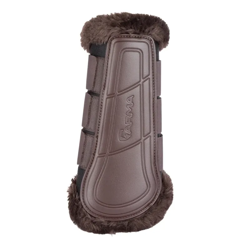 Shires ARMA Air Motion SupaFleece Brushing Boots - Brown-4