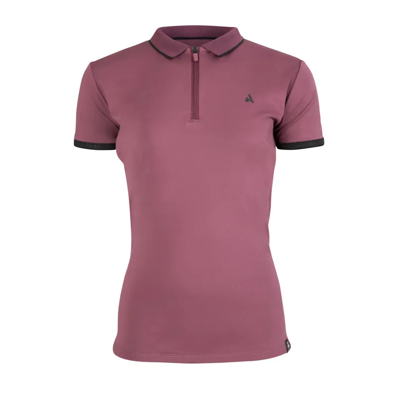 Shires Aubrion React Children's Tech Polo - Mauve
