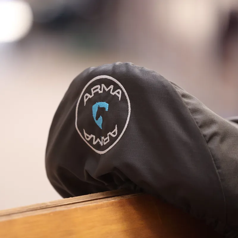 Shires ARMA Waterproof Fleece Lined Saddle Cover - Black-3