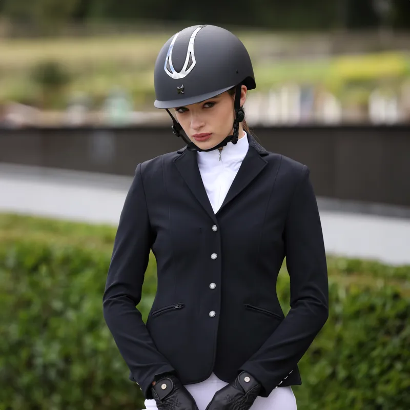 Shires Karben Sonic LSH Riding Hat - Black-11