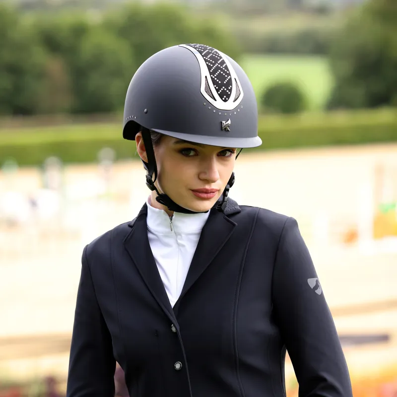 Shires Karben Sonic GXY Riding Hat - Black-11