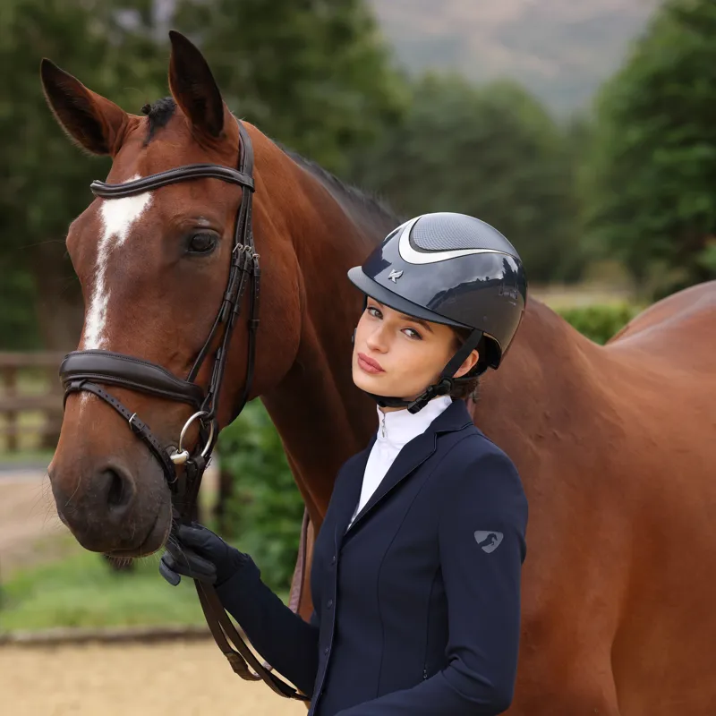 Shires Karben Drew Ellipse SP Riding Hat - Navy-10