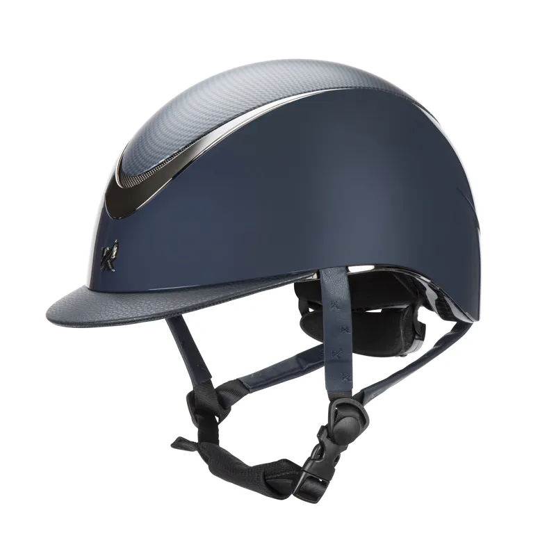 Shires Karben Drew Ellipse SP Riding Hat - Navy-1