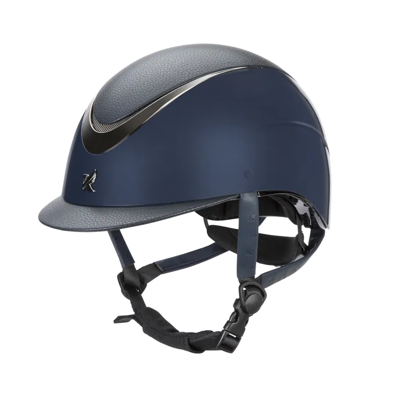Shires Karben Carey Ellipse SP Riding Hat - Navy-1