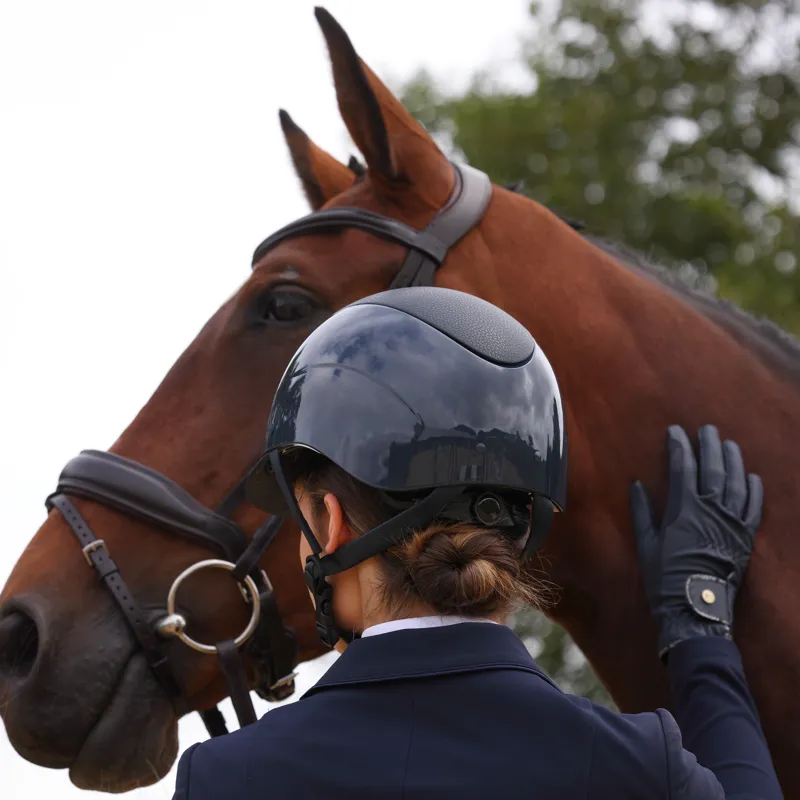 Shires Karben Carey Ellipse SP Riding Hat - Navy-11
