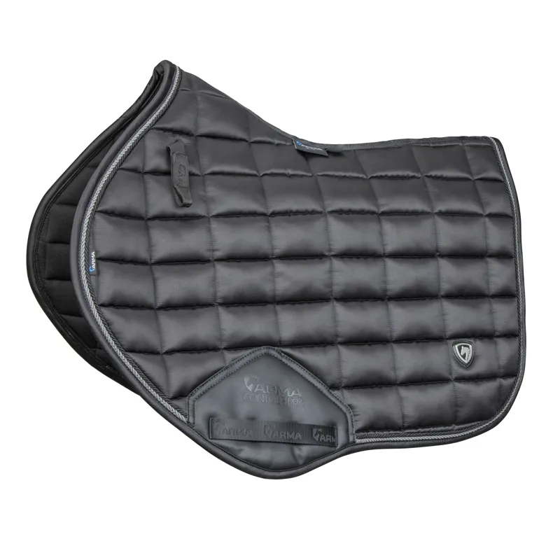 Shires ARMA Eltar Satin Jump Saddlecloth - Black