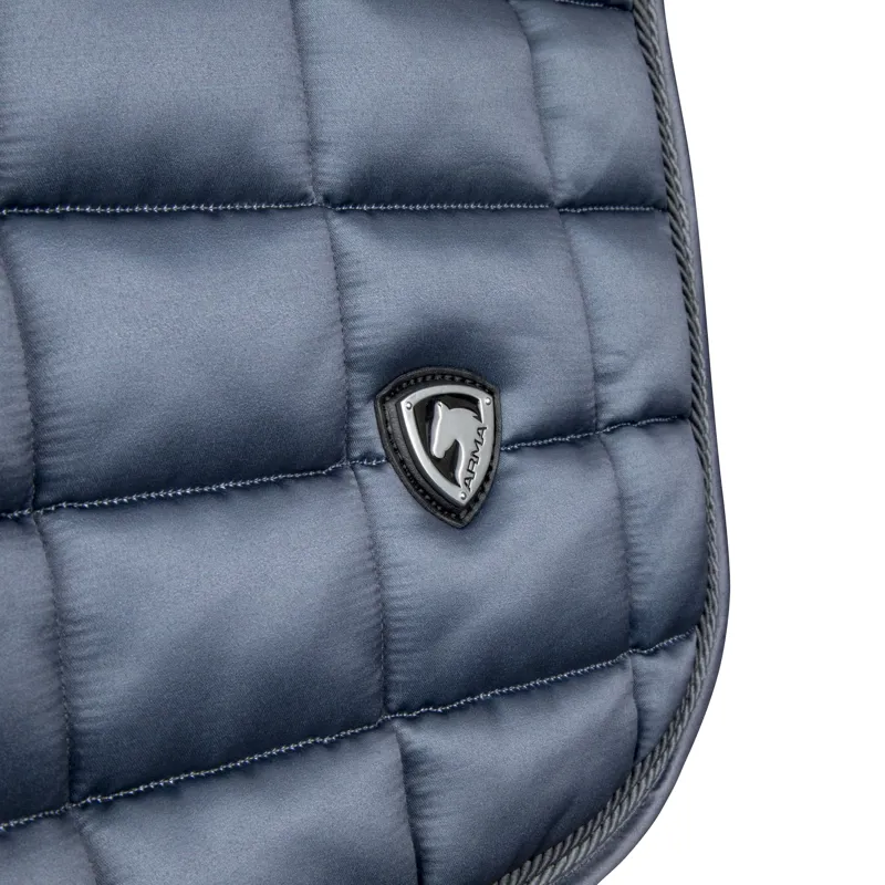 Shires ARMA Eltar Satin Jump Saddlecloth - Grey-3