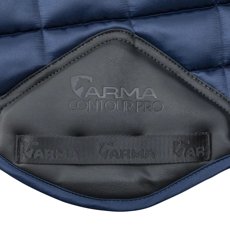 Shires ARMA Eltar Satin Jump Saddlecloth - Navy-5