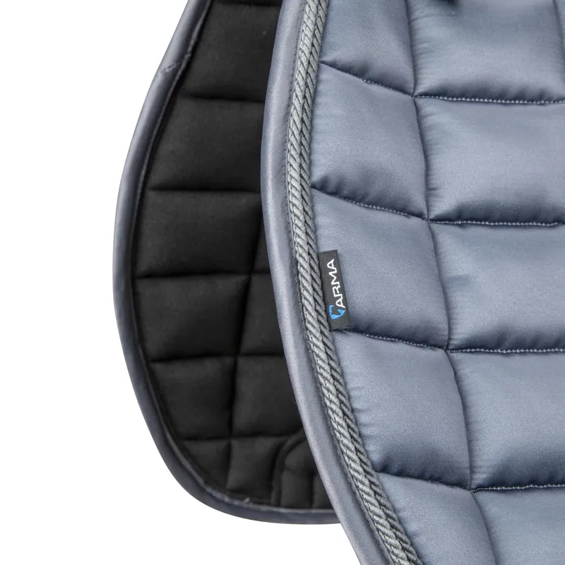 Shires ARMA Eltar Satin Saddlecloth - Grey-2