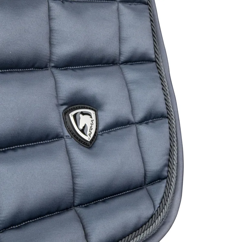 Shires ARMA Eltar Satin Saddlecloth - Grey-5