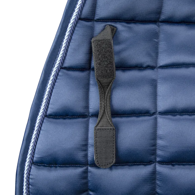 Shires ARMA Eltar Satin Saddlecloth - Navy-1