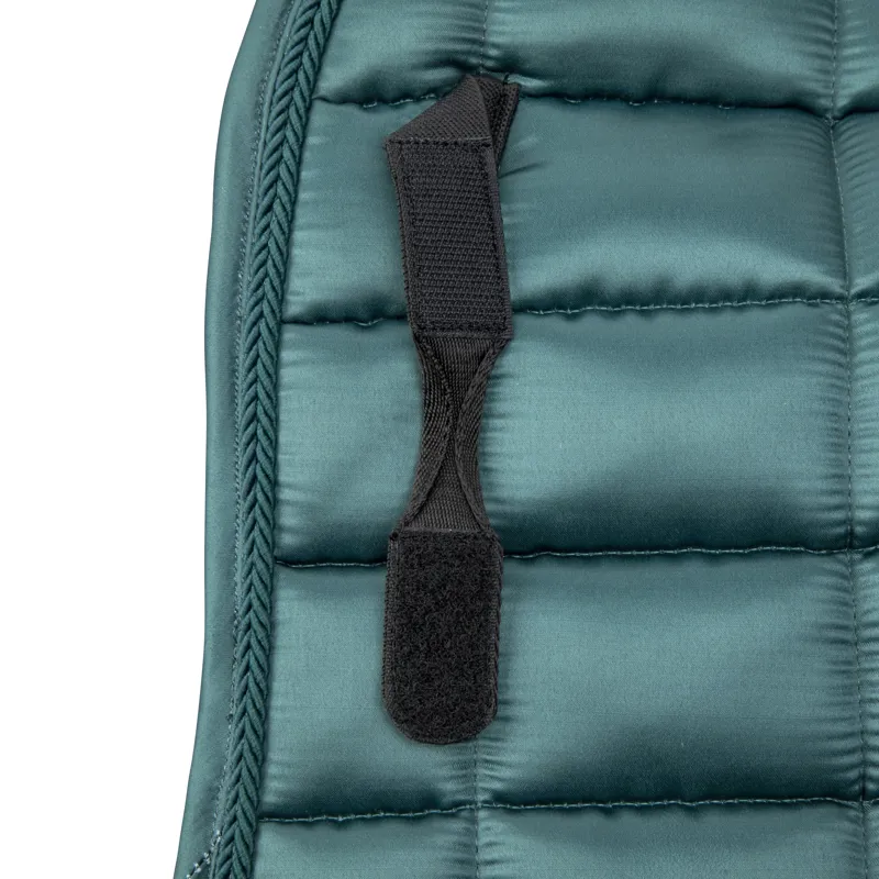 Shires ARMA Eltar Satin Dressage Saddlecloth - Green-1