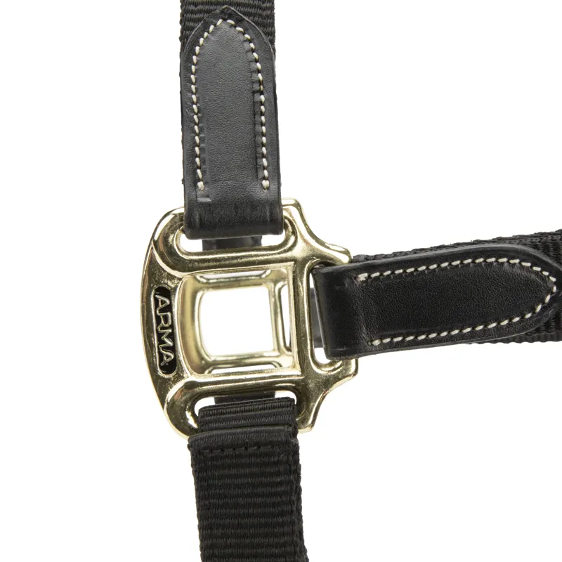 Shires ARMA Porto Headcollar - Black-4