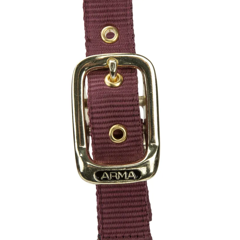 Shires ARMA Porto Headcollar - Black Cherry-1