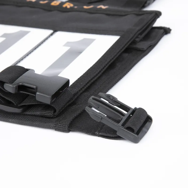 Shires Aubrion Children's Number Bib Set - Black-1