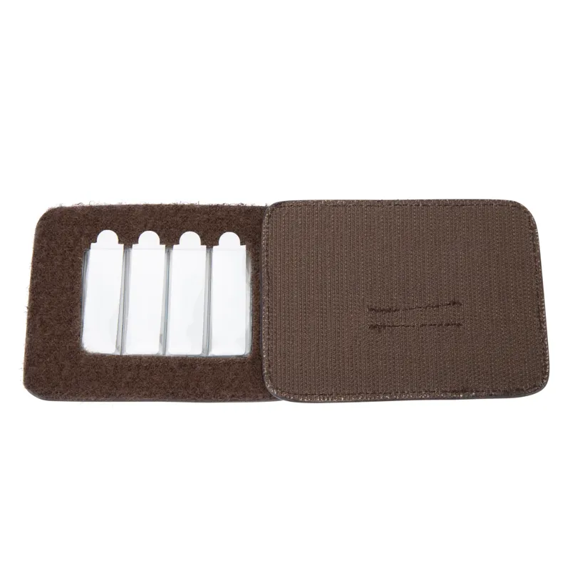 Shires Velociti Saddlecloth Competition 4 Number Holder - Havana-3