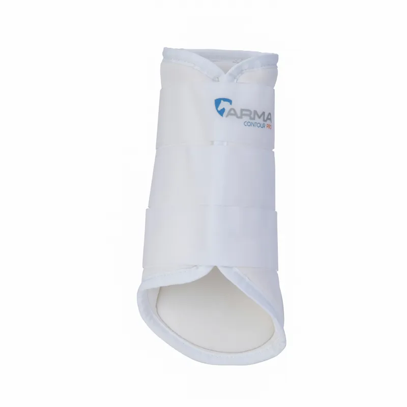 Shires ARMA Contour Pro Brushing Boots - White-2