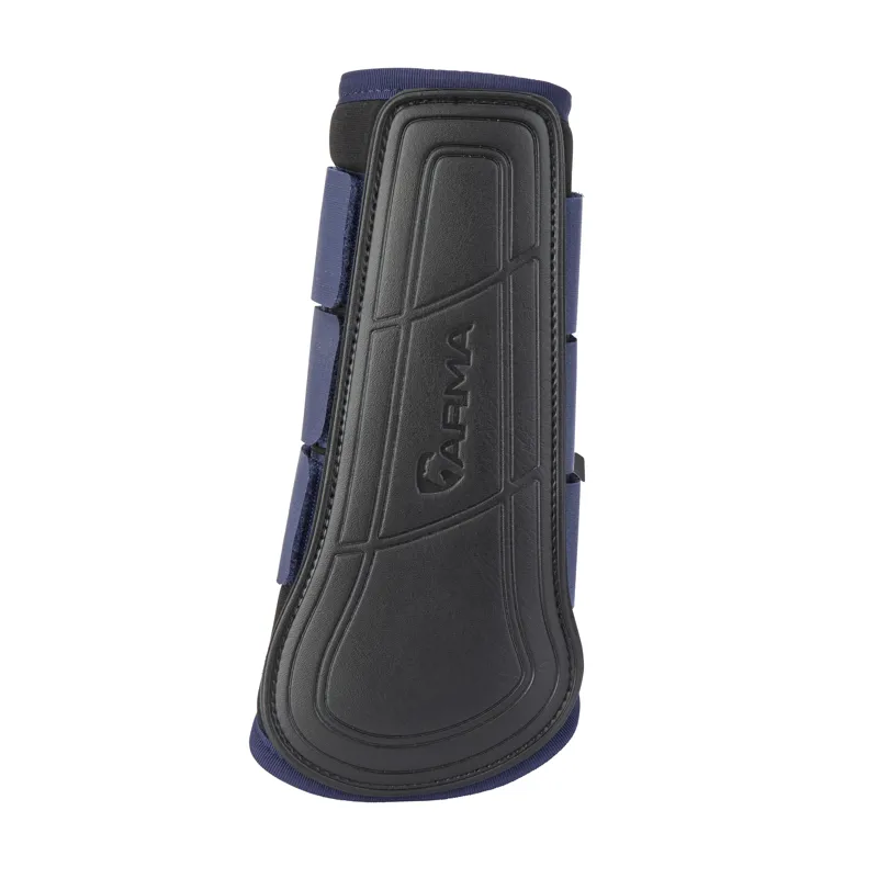 Shires ARMA Contour Pro Brushing Boots - Navy-1