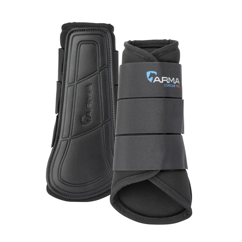 Shires ARMA Contour Pro Brushing Boots - Black