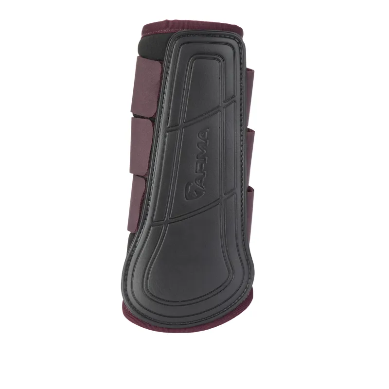 Shires ARMA Contour Pro Brushing Boots - Black Cherry-1