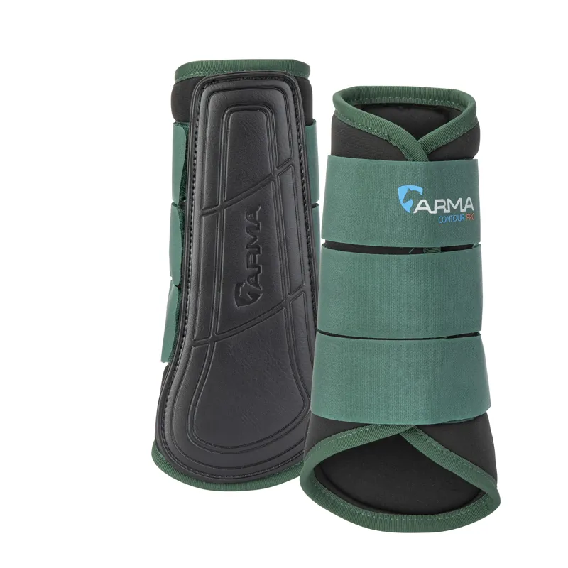 Shires ARMA Contour Pro Brushing Boots - Green