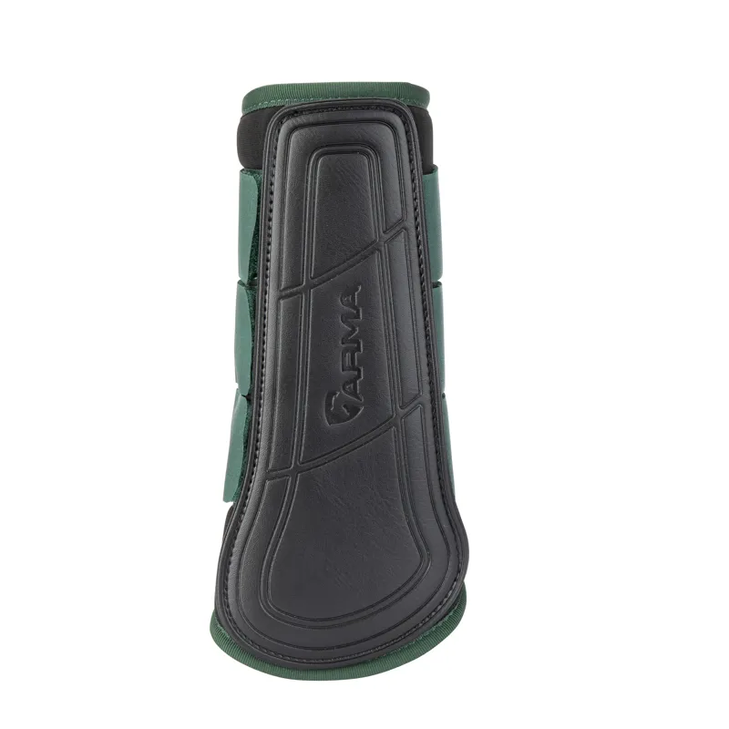 Shires ARMA Contour Pro Brushing Boots - Green-1
