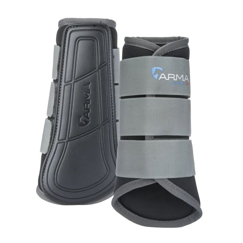 Shires ARMA Contour Pro Brushing Boots - Grey