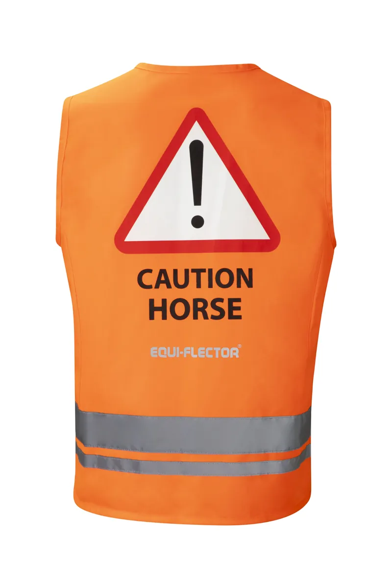 Shires Equi Flector Childrens Safety Vest - Orange-1