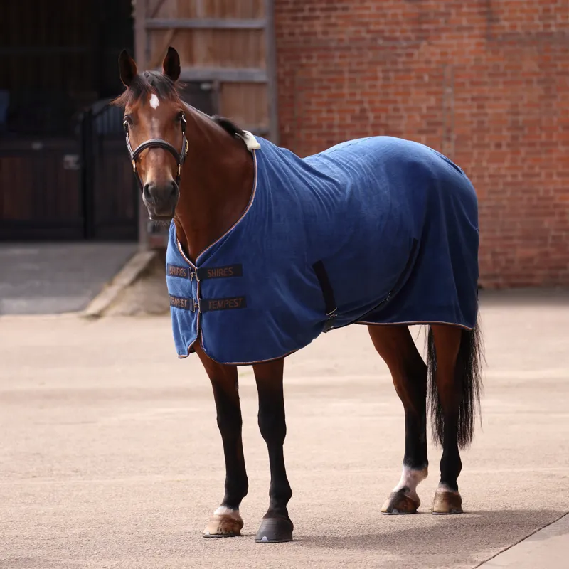 Shires Tempest Original Ultra Drying Rug - Navy-1