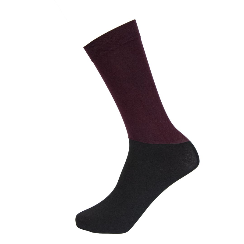 Shires Aubrion Eltar Children's Socks - Black Cherry-1