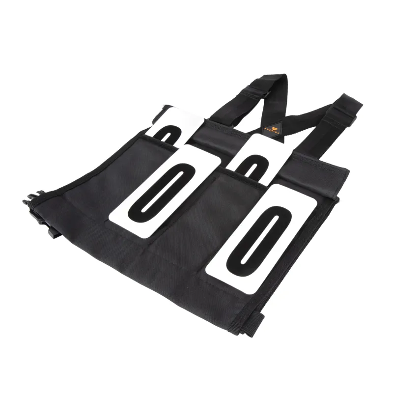 Shires Aubrion Number Bib Set - Black-5