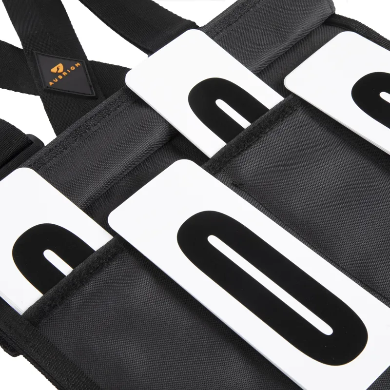 Shires Aubrion Number Bib Set - Black-6