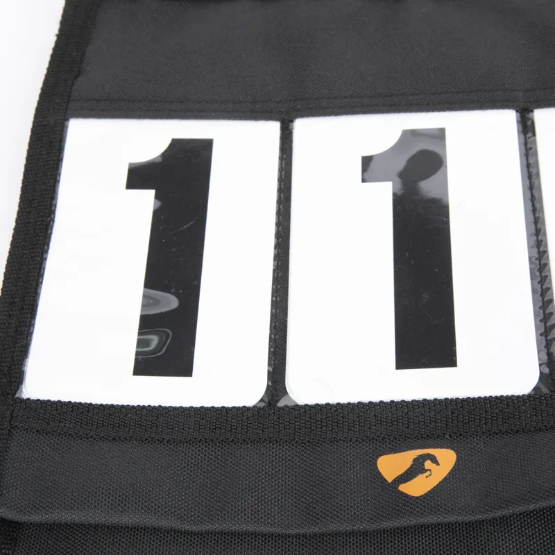 Shires Aubrion Children's Number Bib Set - Black-2