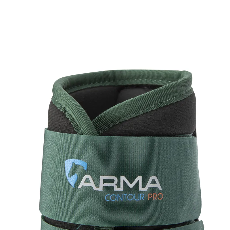 Shires ARMA Contour Pro Brushing Boots - Green-5