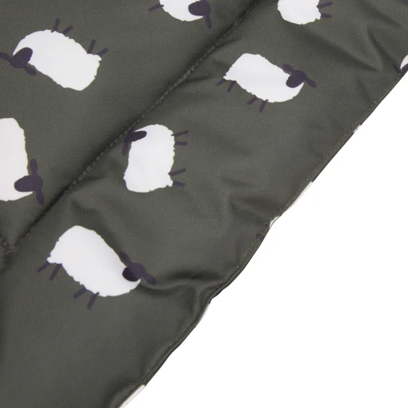 Shires Digby and Fox Waterproof Padded Dog Bed - Sheep-3