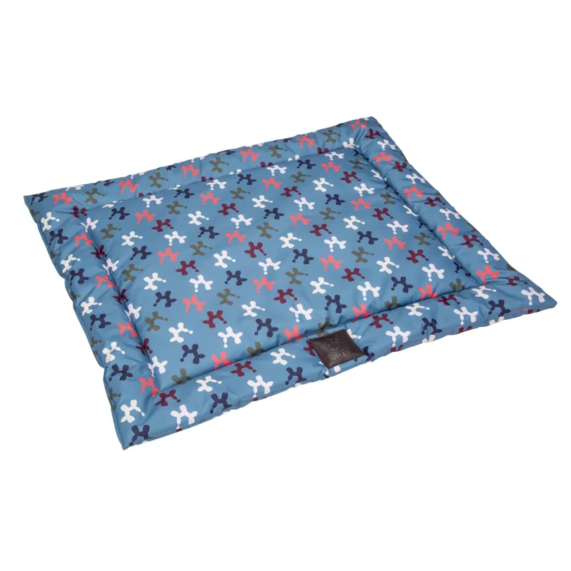 Shires Digby and Fox Waterproof Padded Dog Bed - Balloon Dog