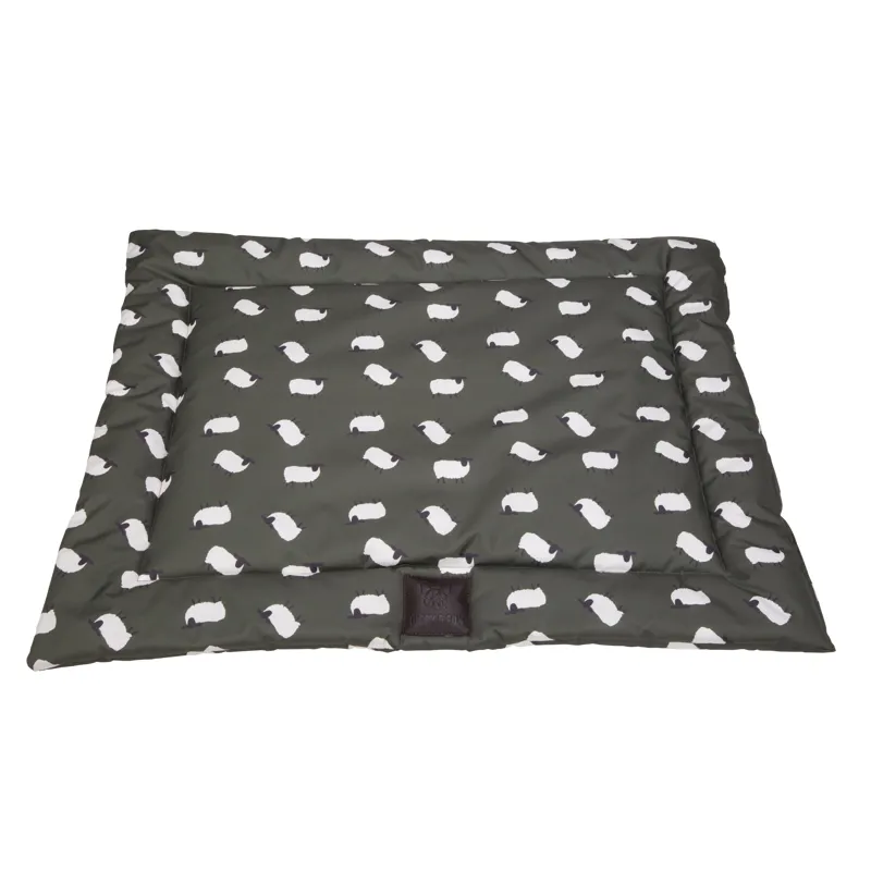 Shires Digby and Fox Waterproof Padded Dog Bed - Sheep-1