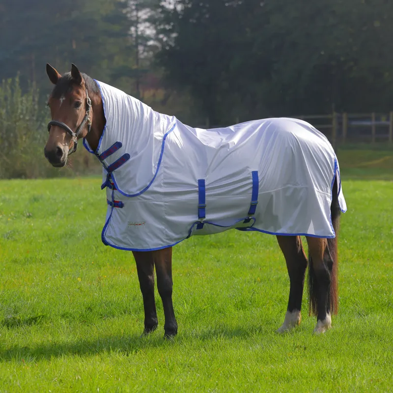 Shires Tempest Original Fly Rug and Neck Set - White