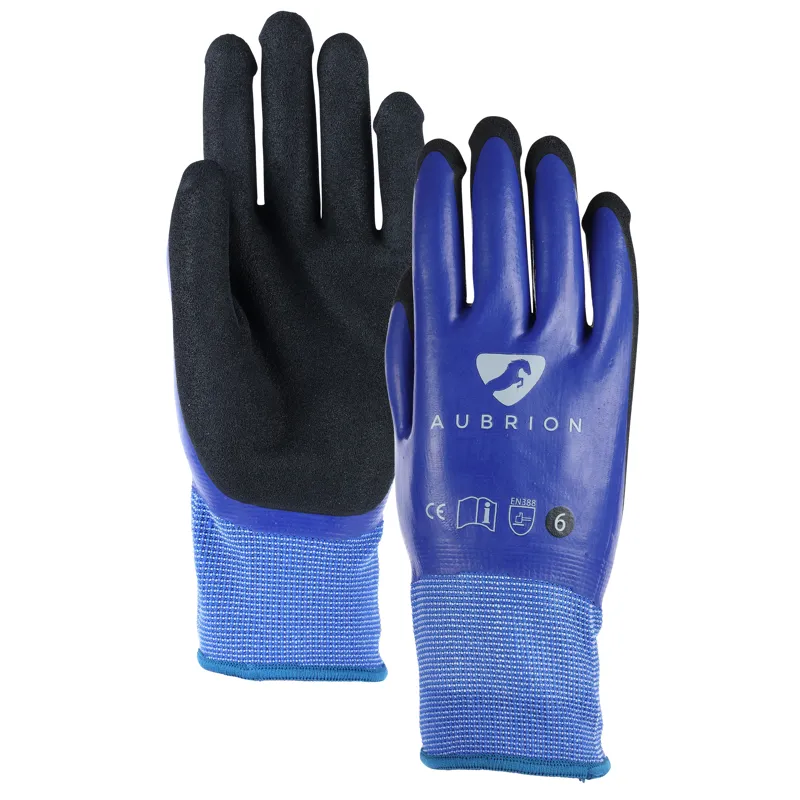 Shires Aubrion Work Gloves - Blue