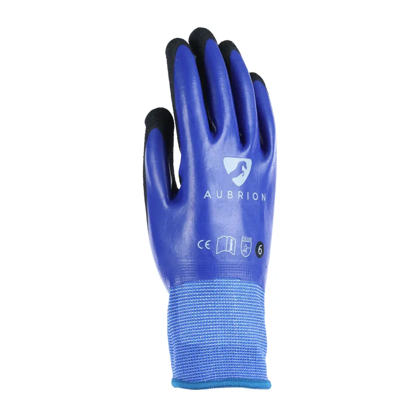 Shires Aubrion Work Gloves - Blue-2