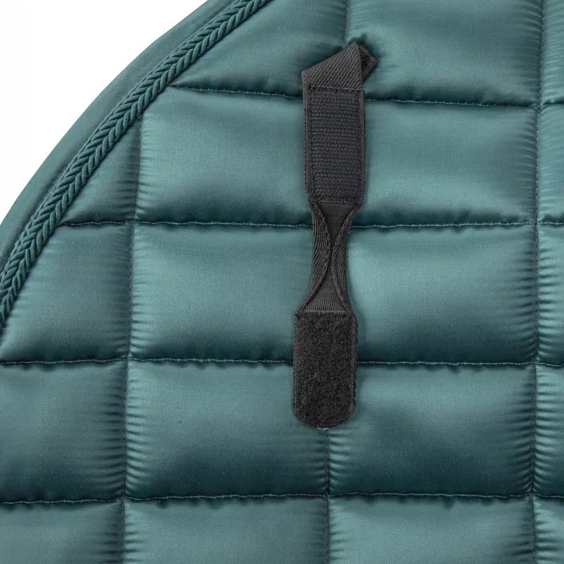 Shires ARMA Eltar Satin Jump Saddlecloth - Green-1