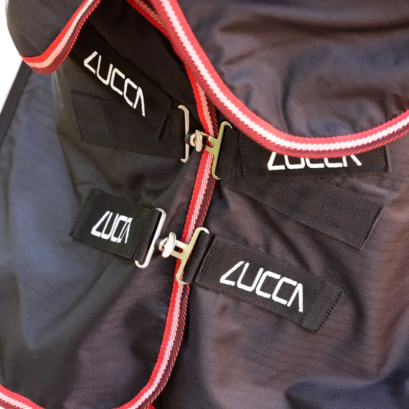 LUCCA 100g Combo Turnout Rug - Black-2
